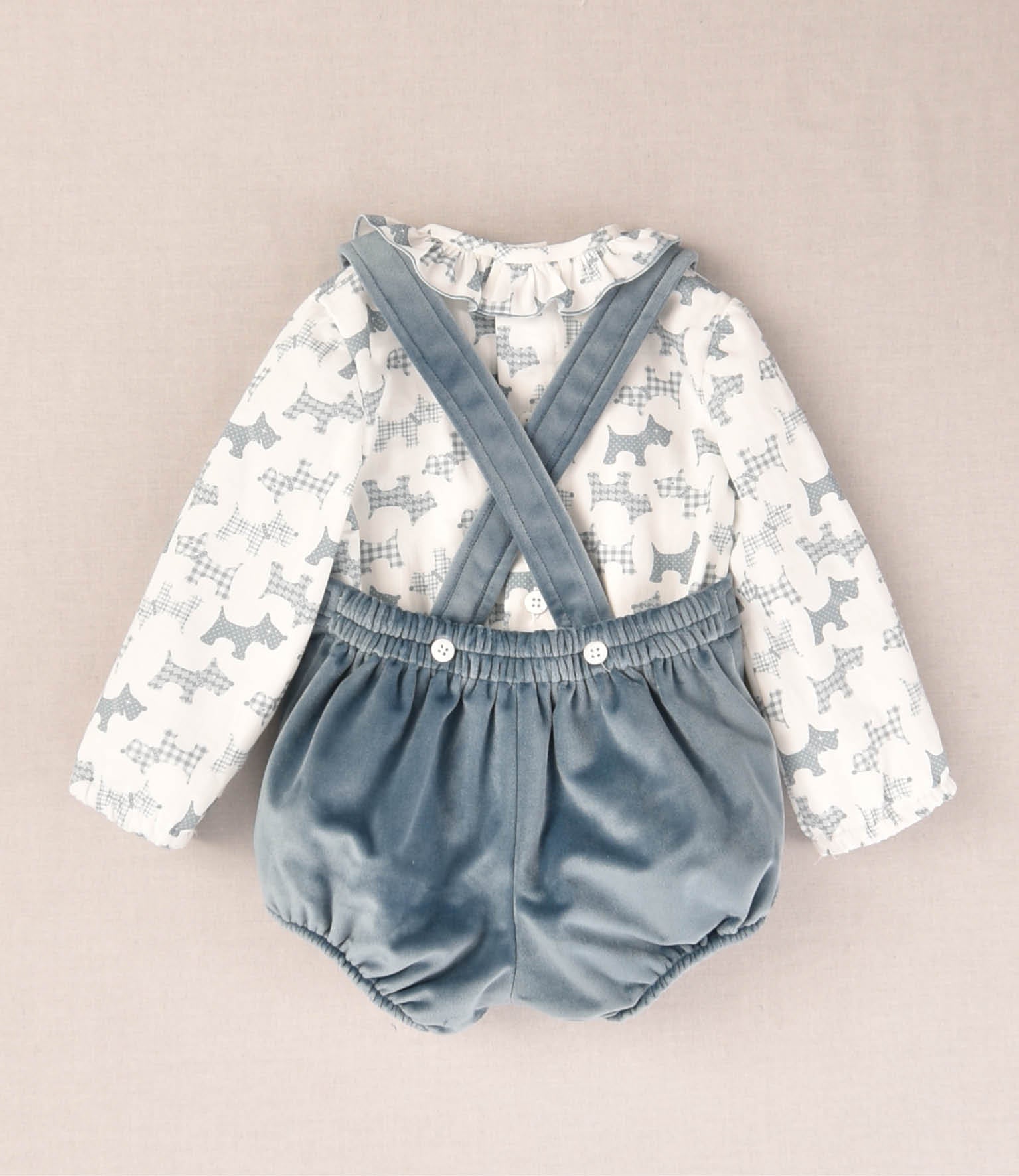 CONJUNTO RANA PERRITOS BEBE