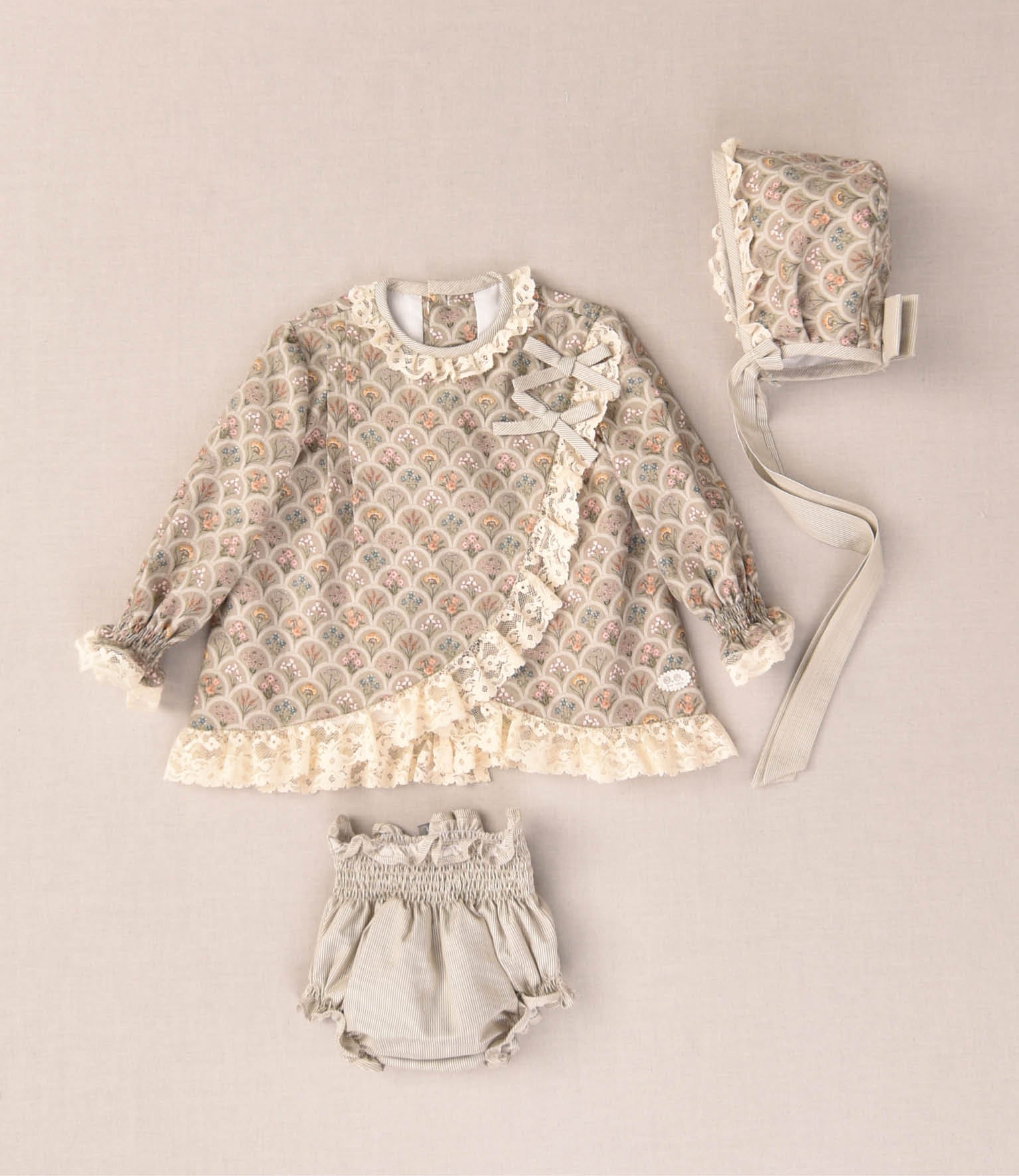VESTIDO GARDEN BEBE 3P