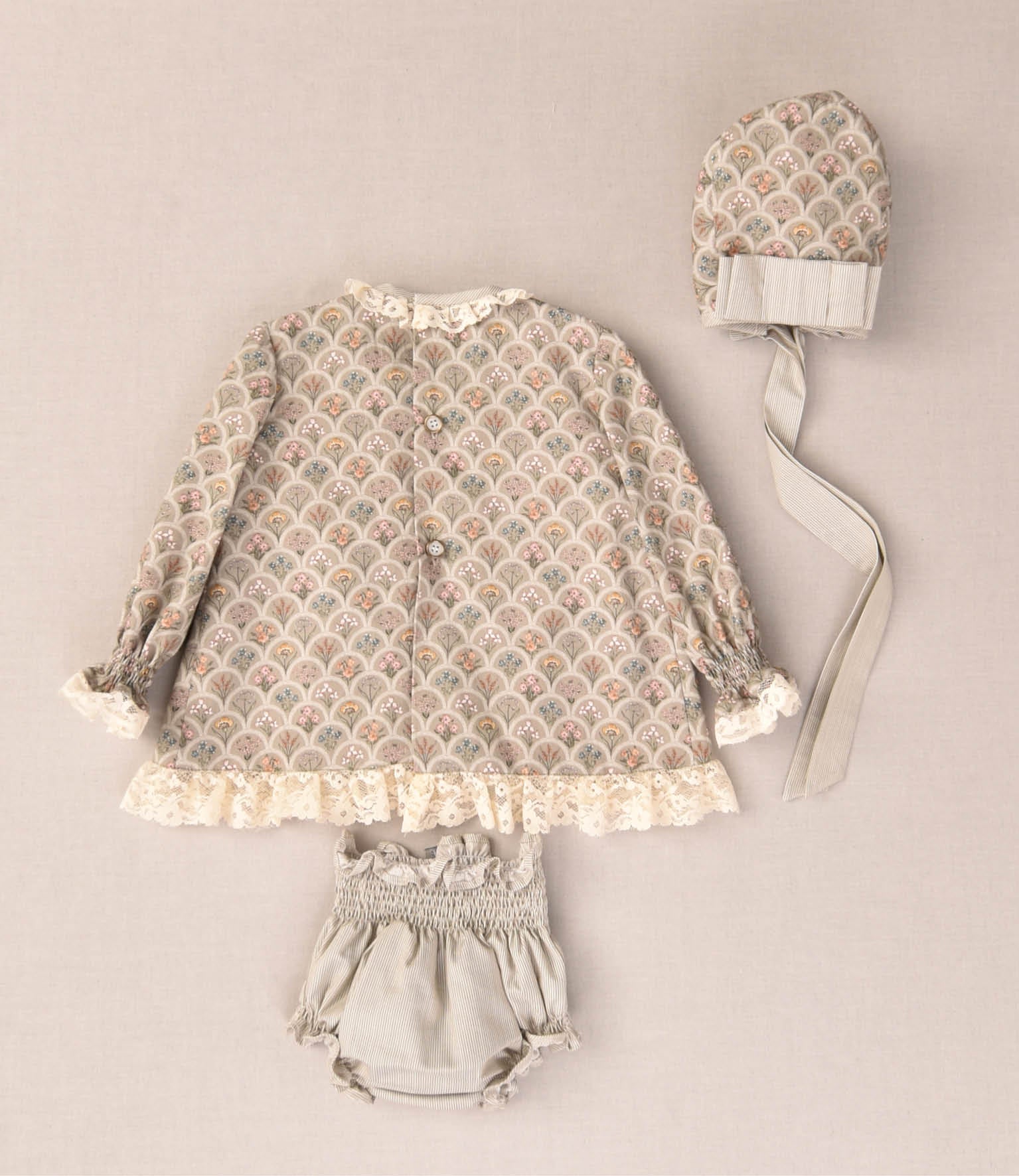VESTIDO GARDEN BEBE 3P