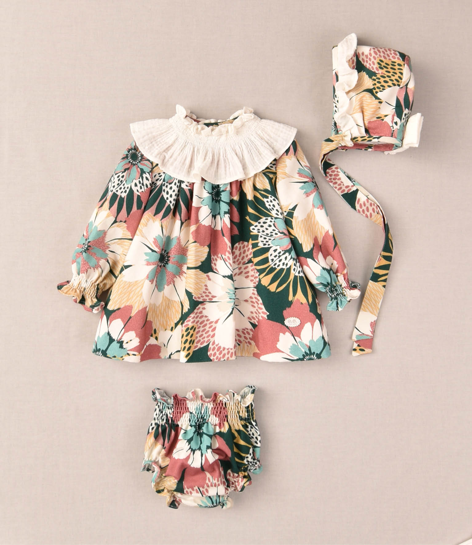 ROBE BOTANIQUE BÉBÉ 3P