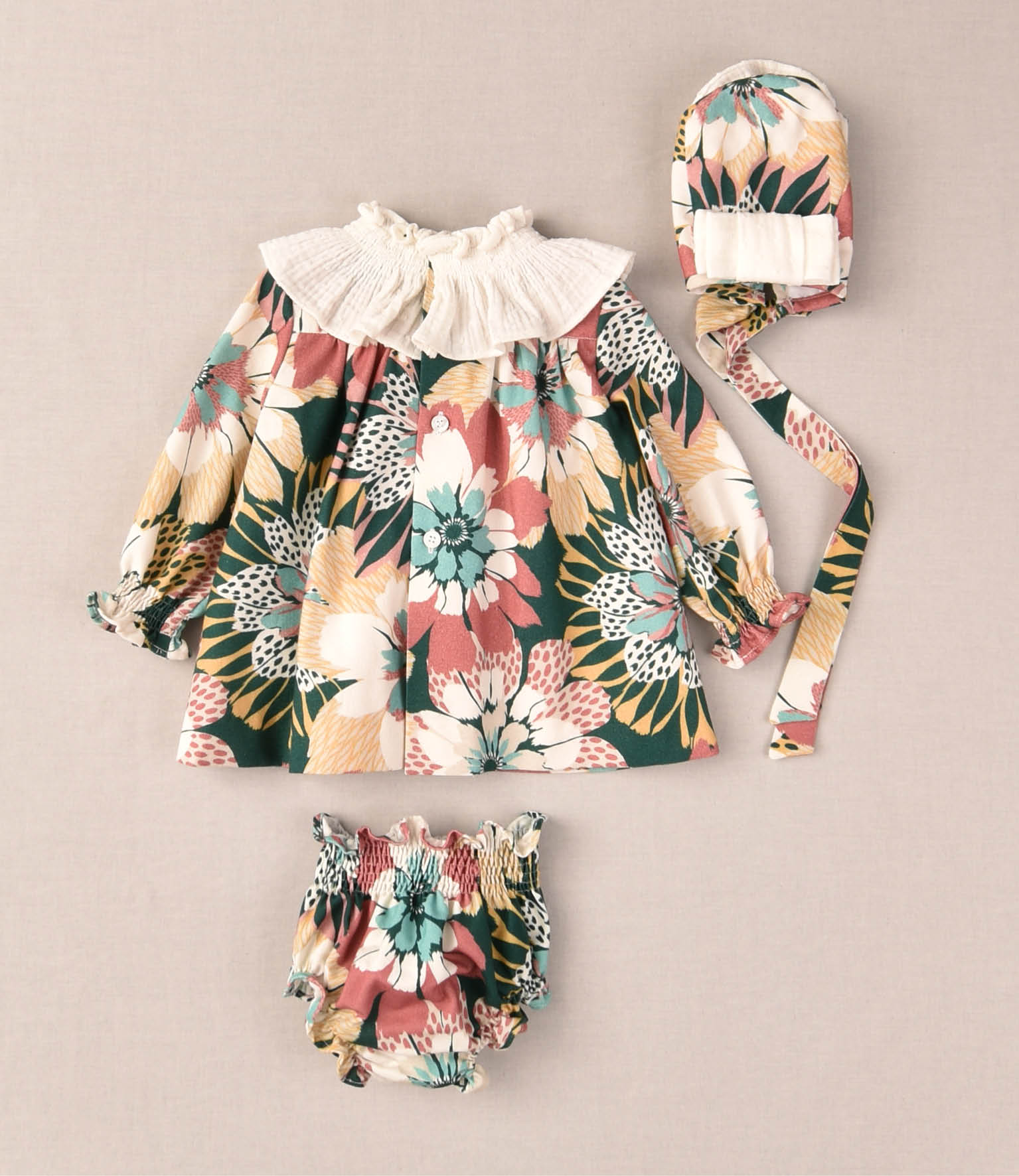 ROBE BOTANIQUE BÉBÉ 3P