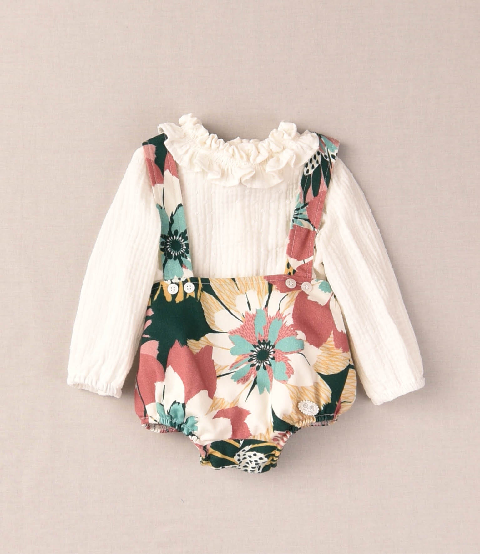 ENSEMBLE GRENOUILLÈRE BÉBÉ BOTANIQUE