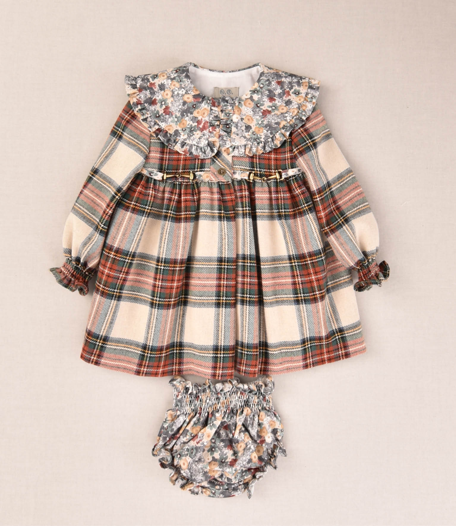 ROBE À CARREAUX BÉBÉ 2P