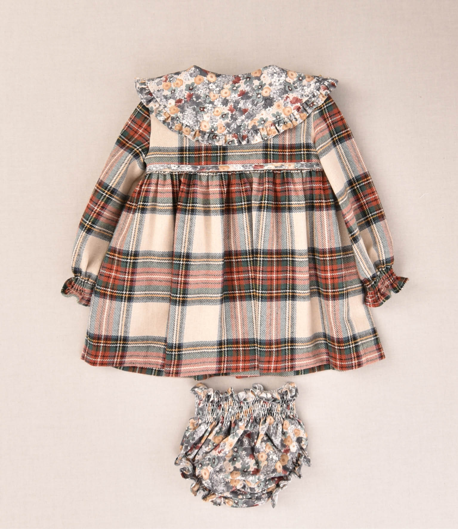 ROBE À CARREAUX BÉBÉ 2P