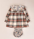 VESTIDO CUADROS BEBE 2P