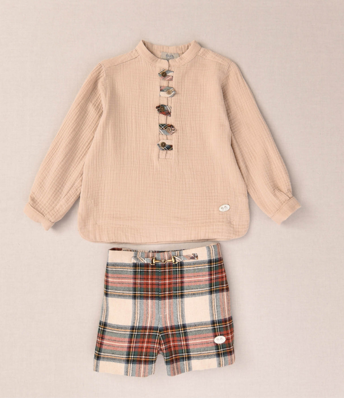 CONJUNTO LISO/CUADRO NIÑO