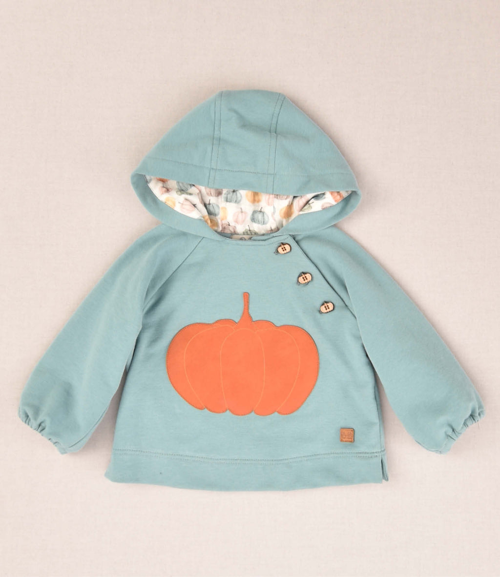 SWEAT À CAPUCHE CITROUILLE BÉBÉ