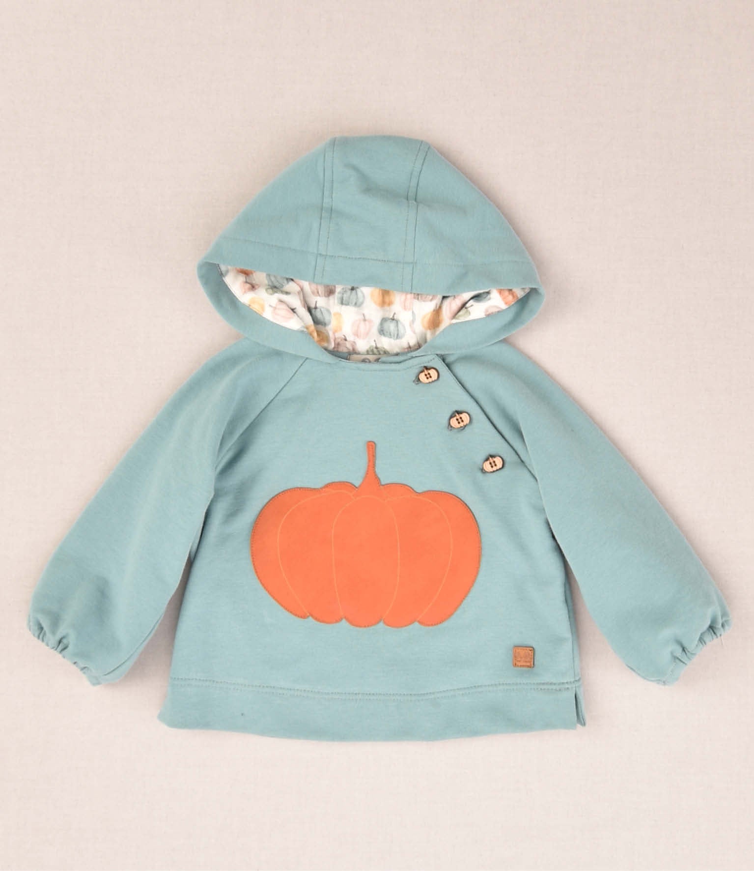 SWEAT À CAPUCHE CITROUILLE BÉBÉ