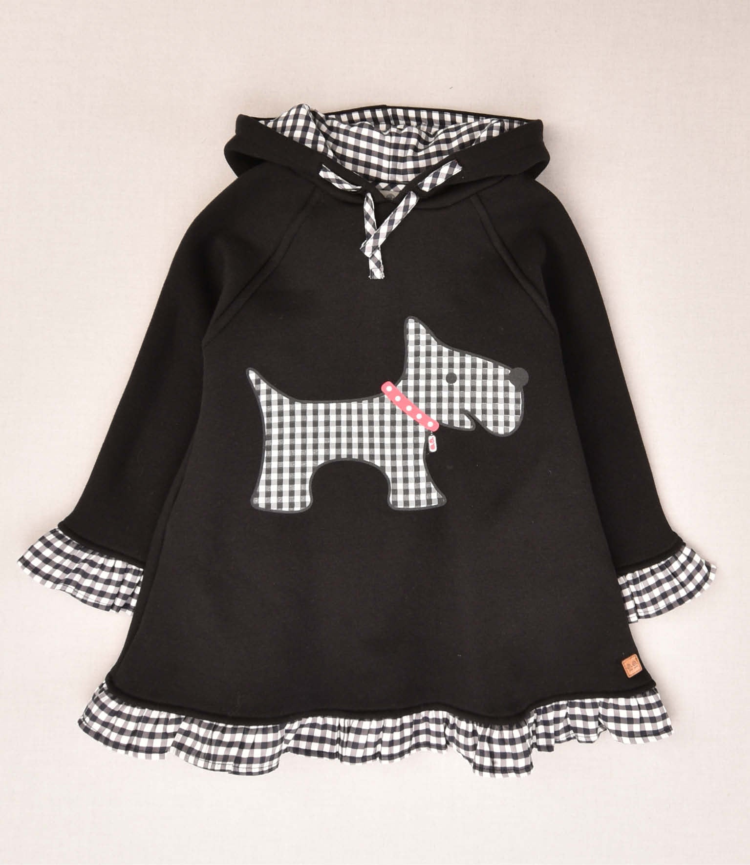 VESTIDO CAPUCHA PERRO NIÑA