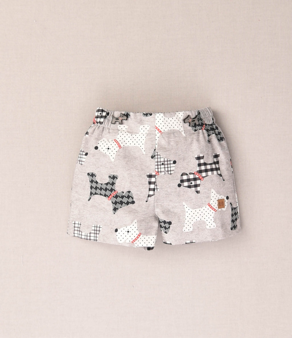 PANTALON CORTO PERROS NIÑO