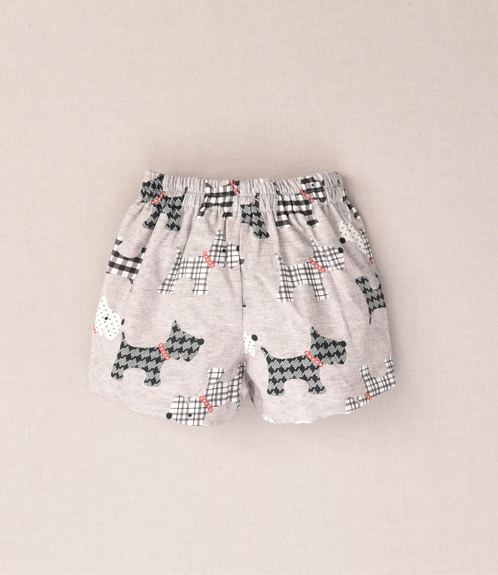 PANTALON CORTO PERROS NIÑO
