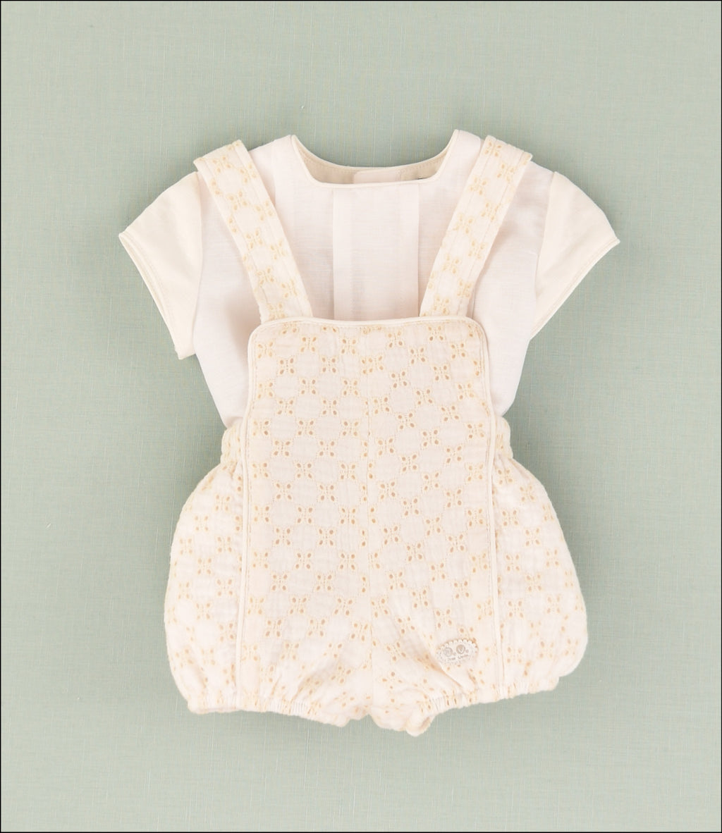CONJUNTO RANA BORDADO BEBE