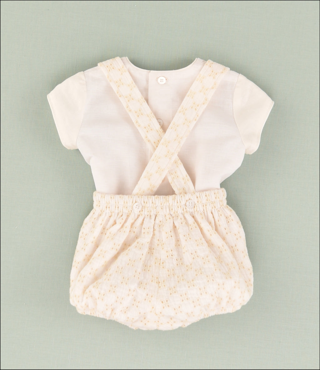 CONJUNTO RANA BORDADO BEBE