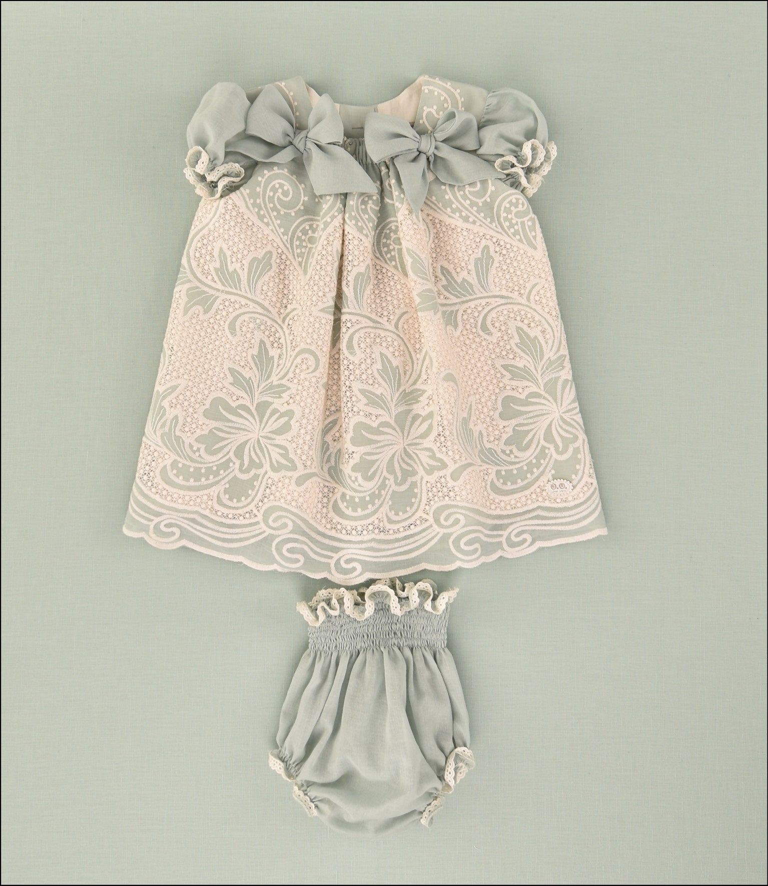VESTIDO BAMBULA BORDADA BEBE