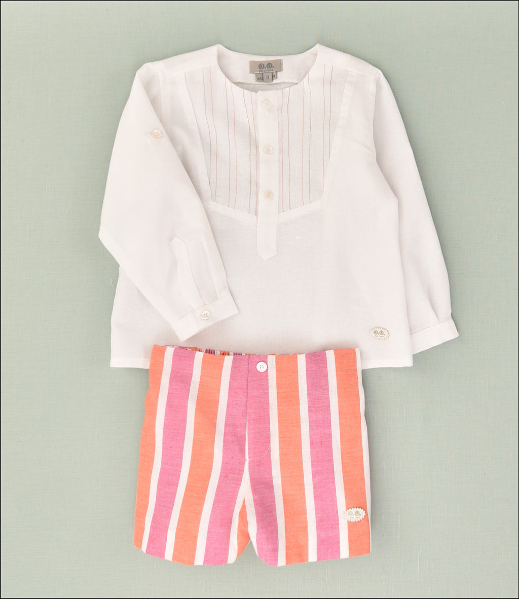 ENSEMBLE RAYURES ENFANT