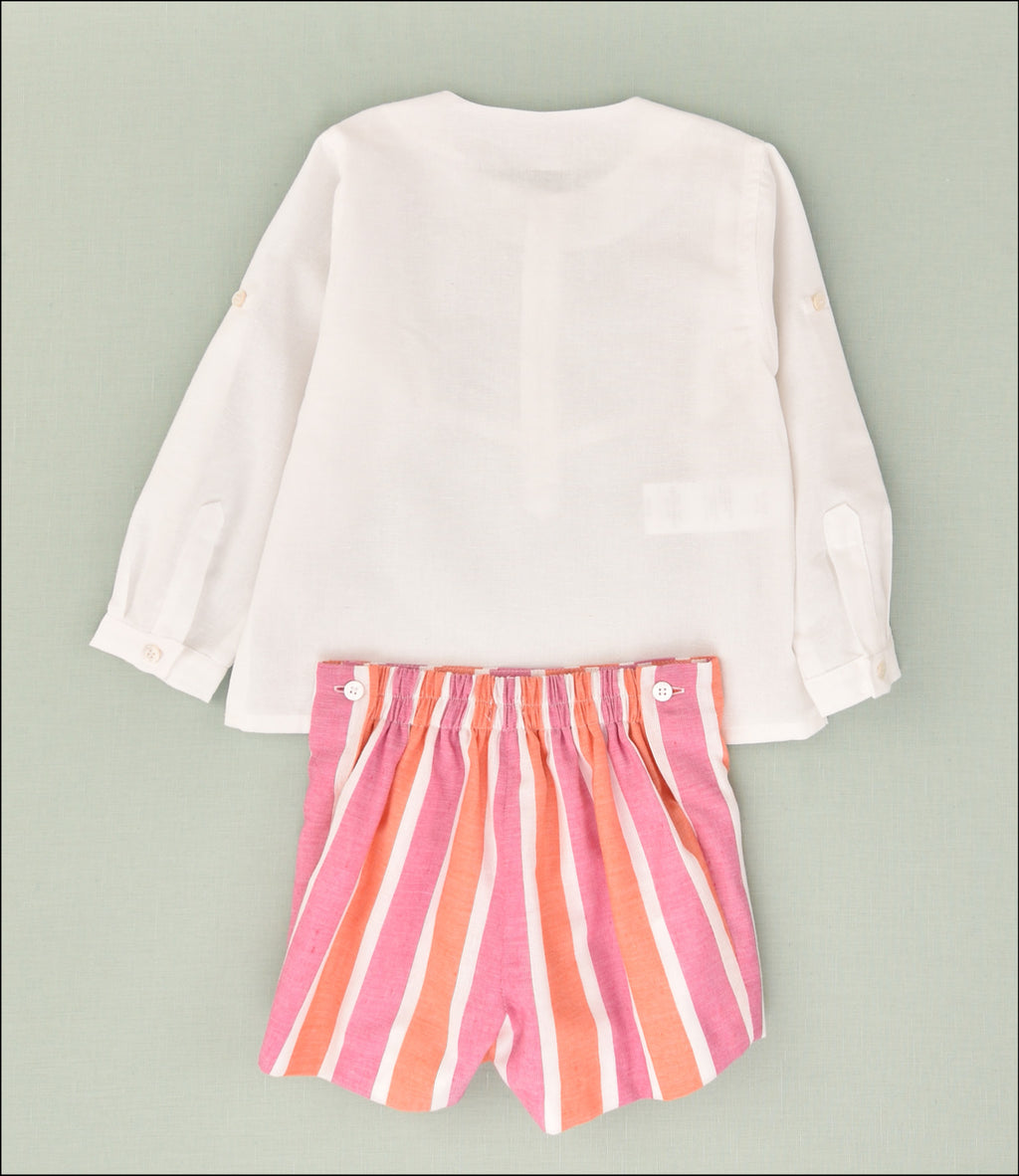 ENSEMBLE RAYURES ENFANT