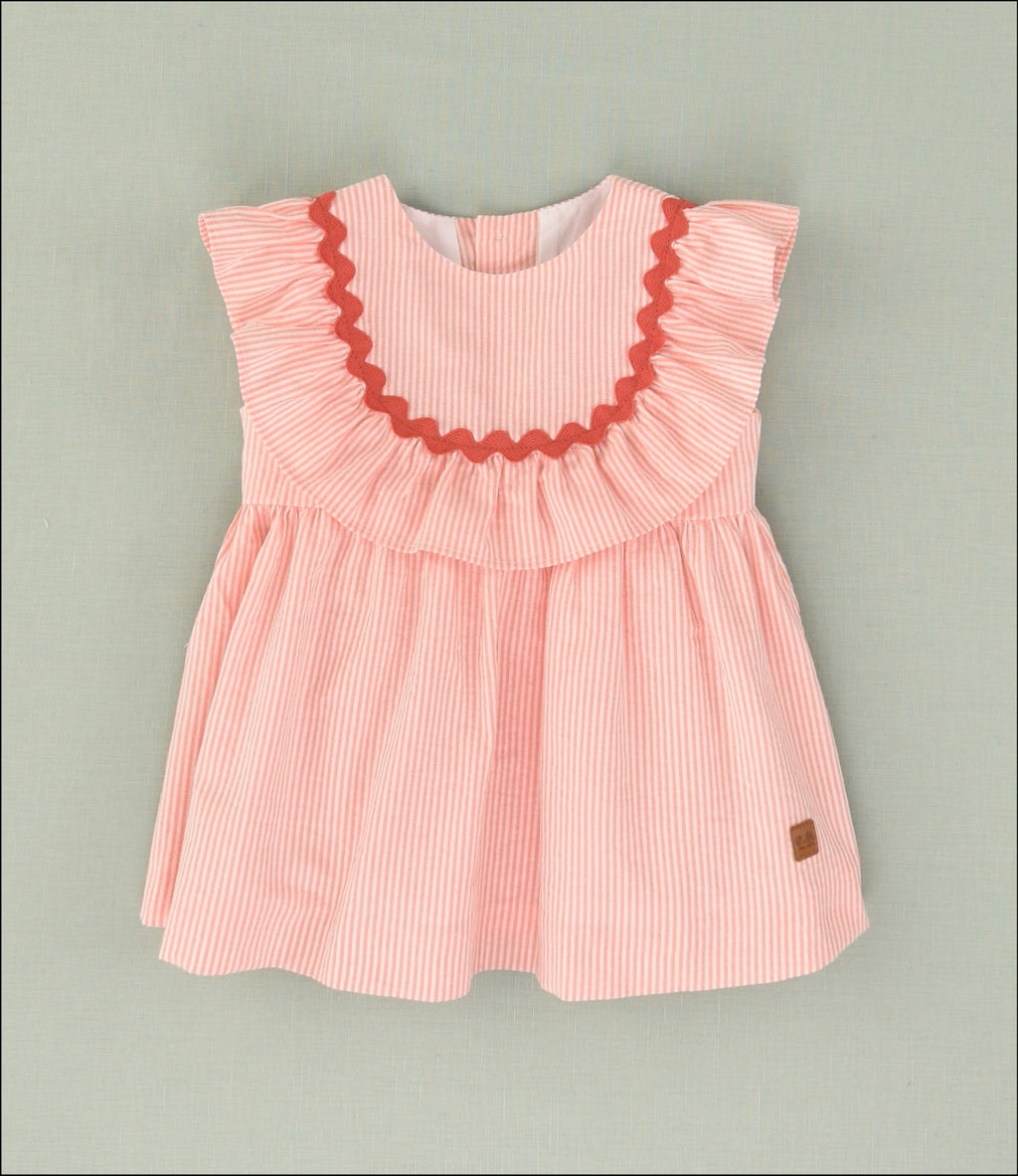VESTIDO RAYAS BEBE