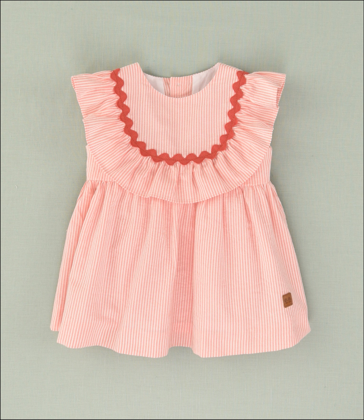 VESTIDO RAYAS BEBE