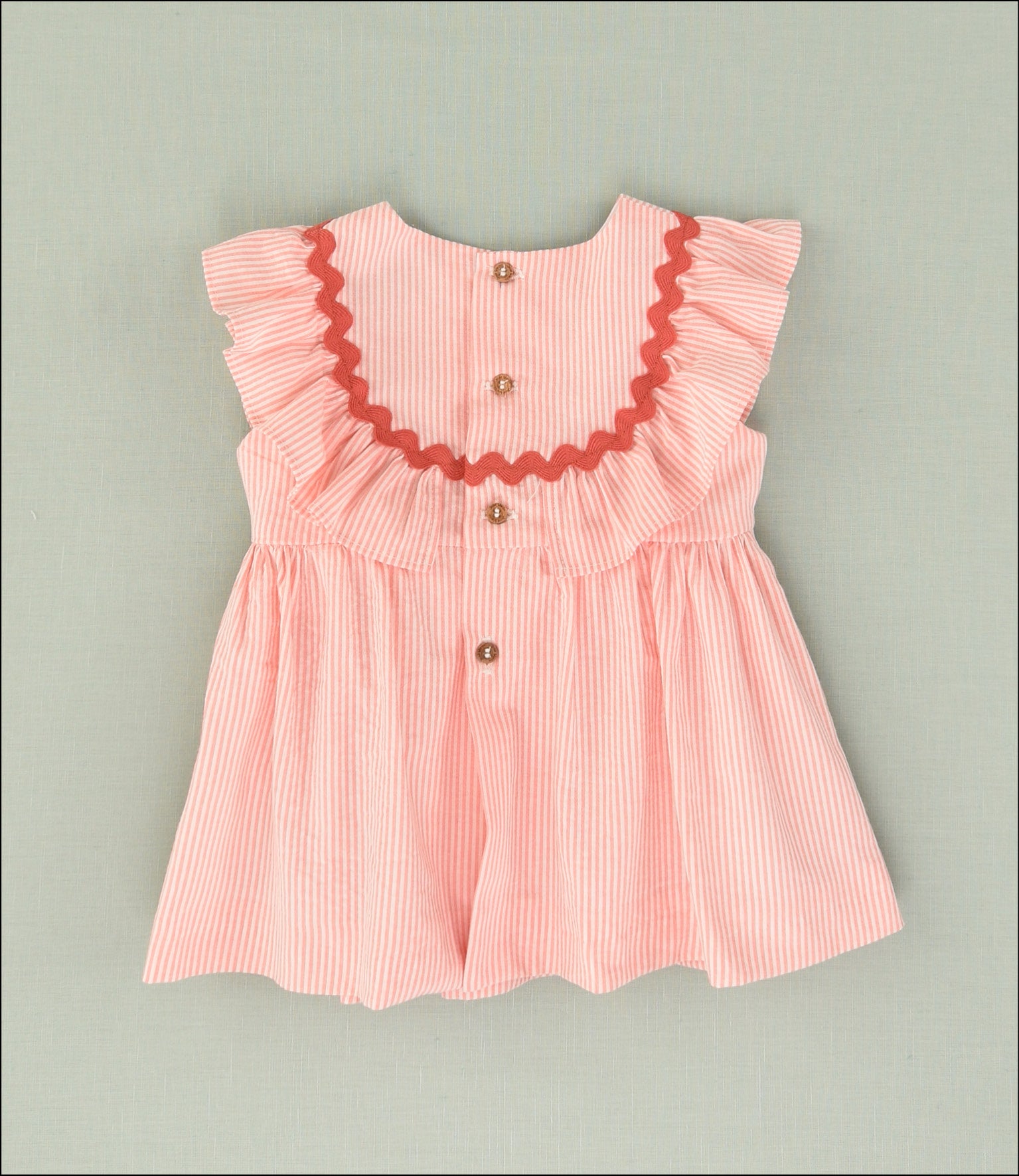 VESTIDO RAYAS BEBE