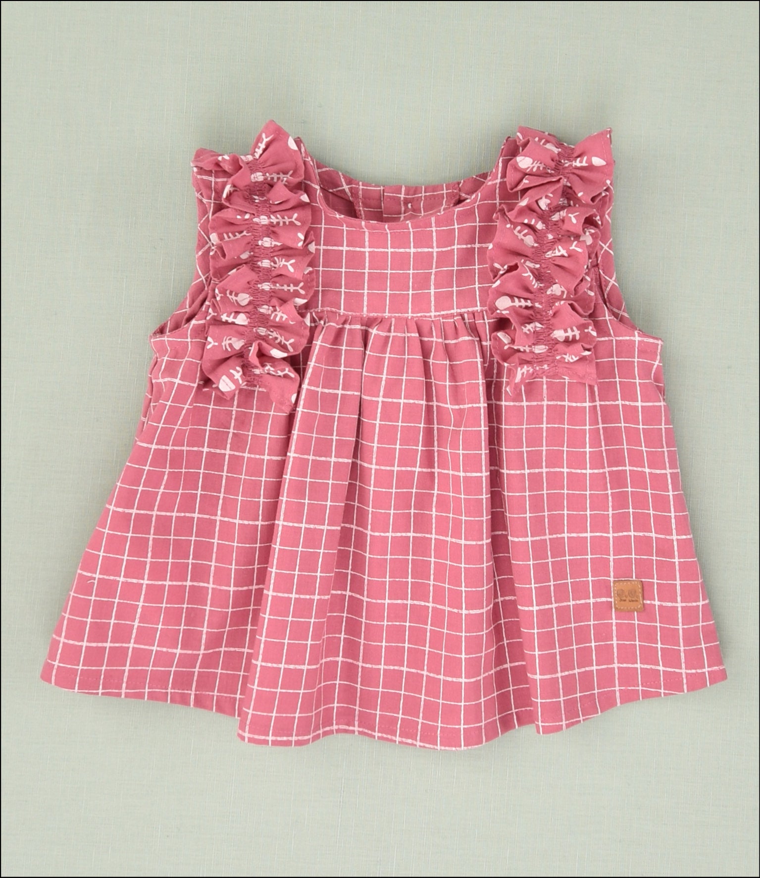 BLUSA CUADRADOS BEBE