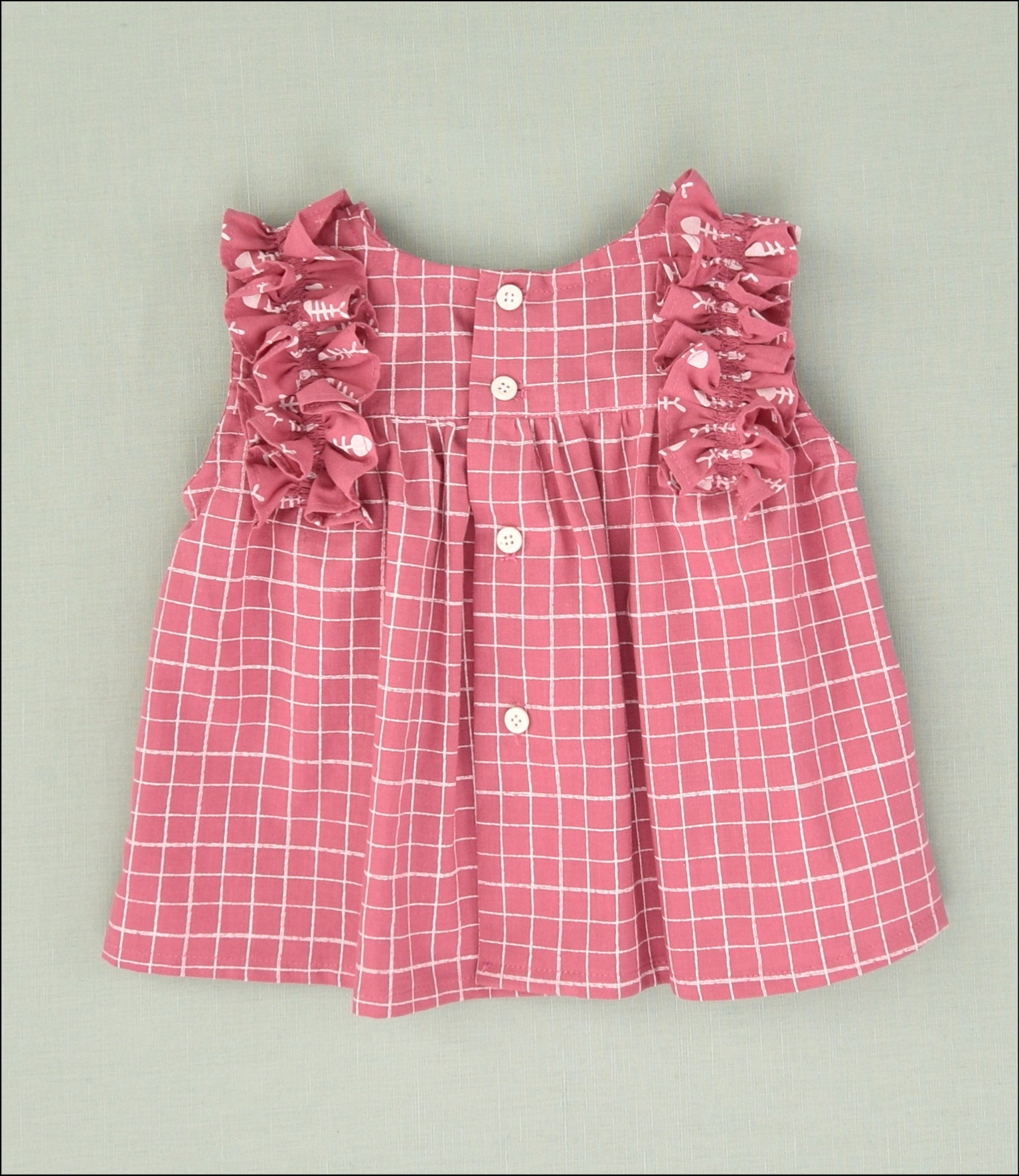 BLUSA CUADRADOS BEBE