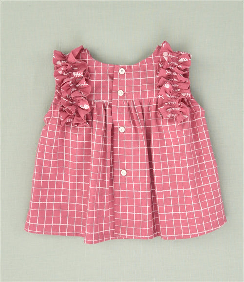 BLUSA CUADRADOS BEBE