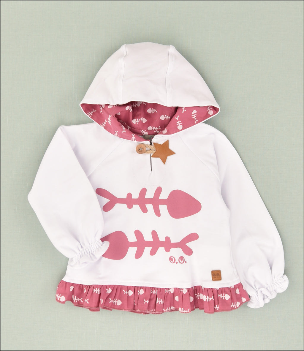 SUDADERA RASPAS BEBE