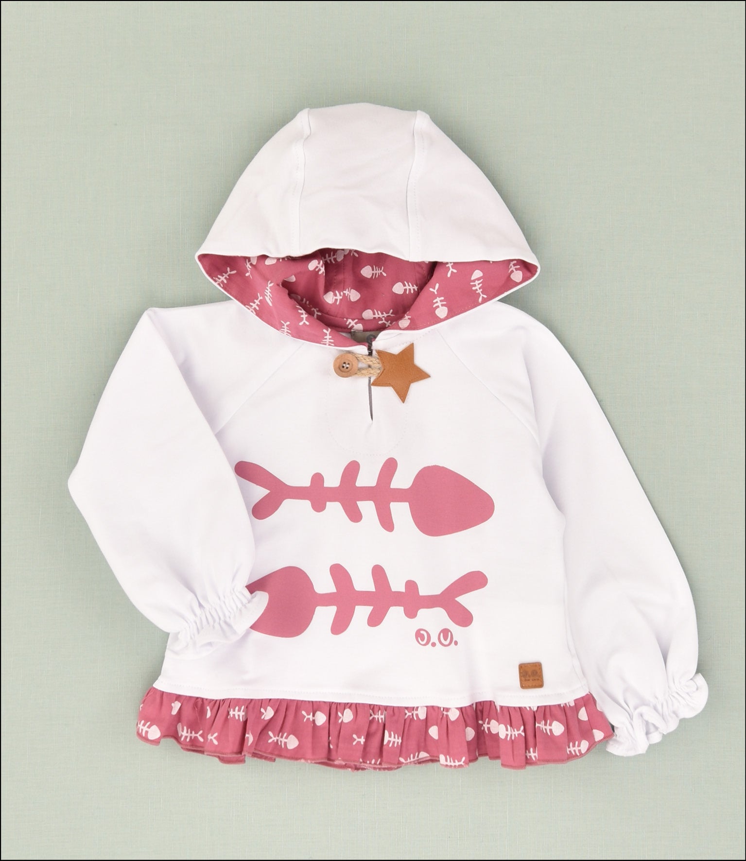 SUDADERA RASPAS BEBE