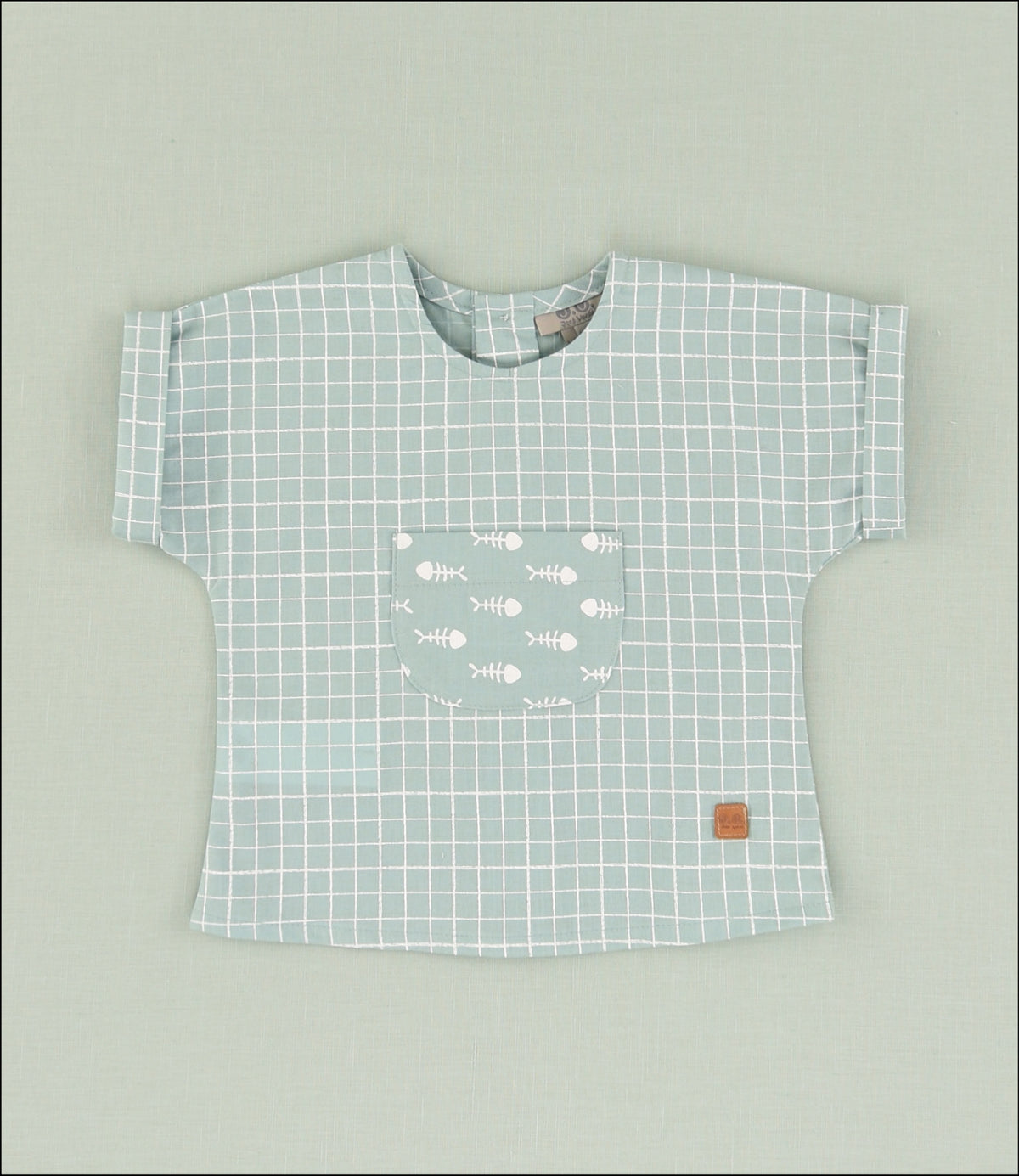 BLUSA CUADRADOS BEBE