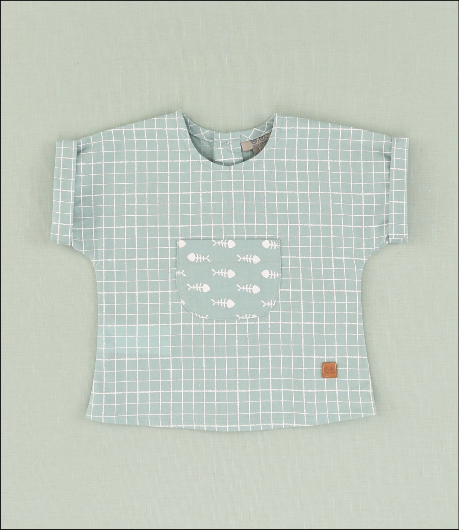 BLUSA CUADRADOS BEBE
