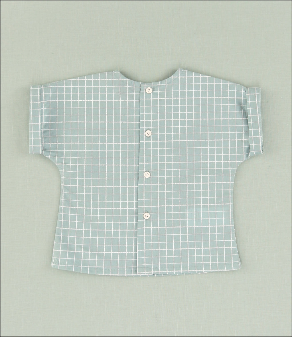 BLUSA CUADRADOS BEBE