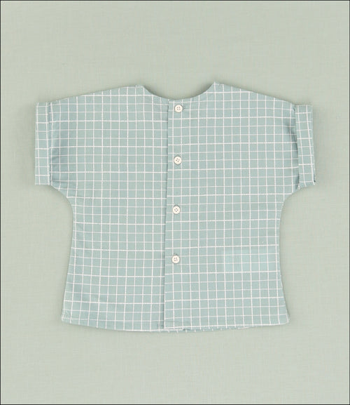 BLUSA CUADRADOS BEBE