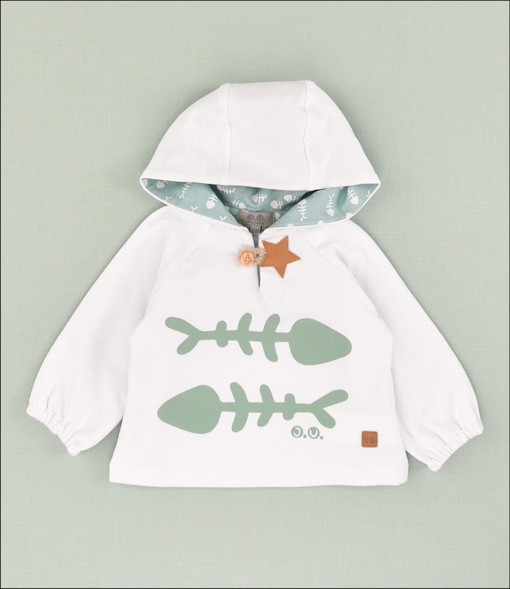 SUDADERA RASPAS BEBE