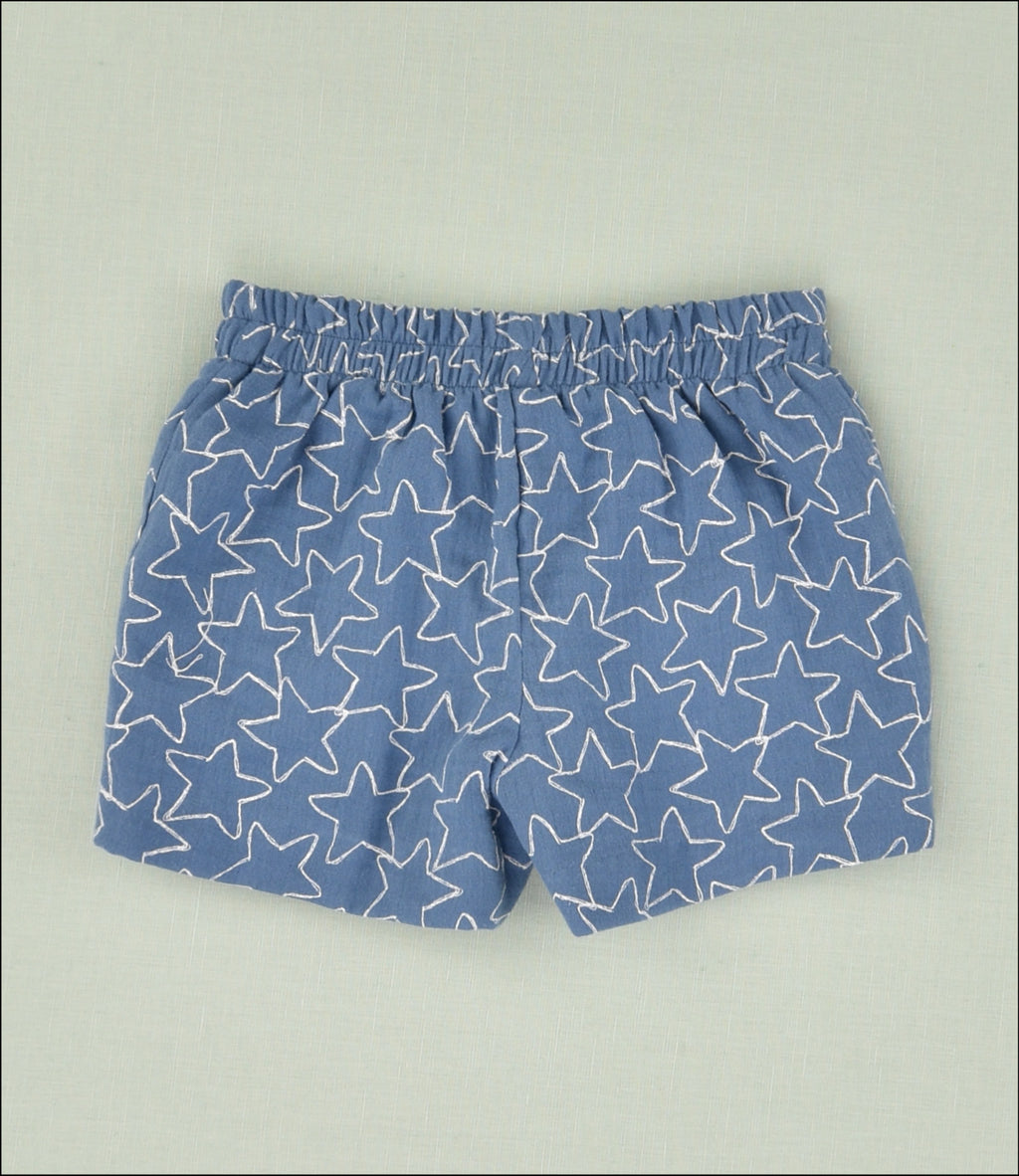 PANTALON CORTO ESTRELLAS NIÑO
