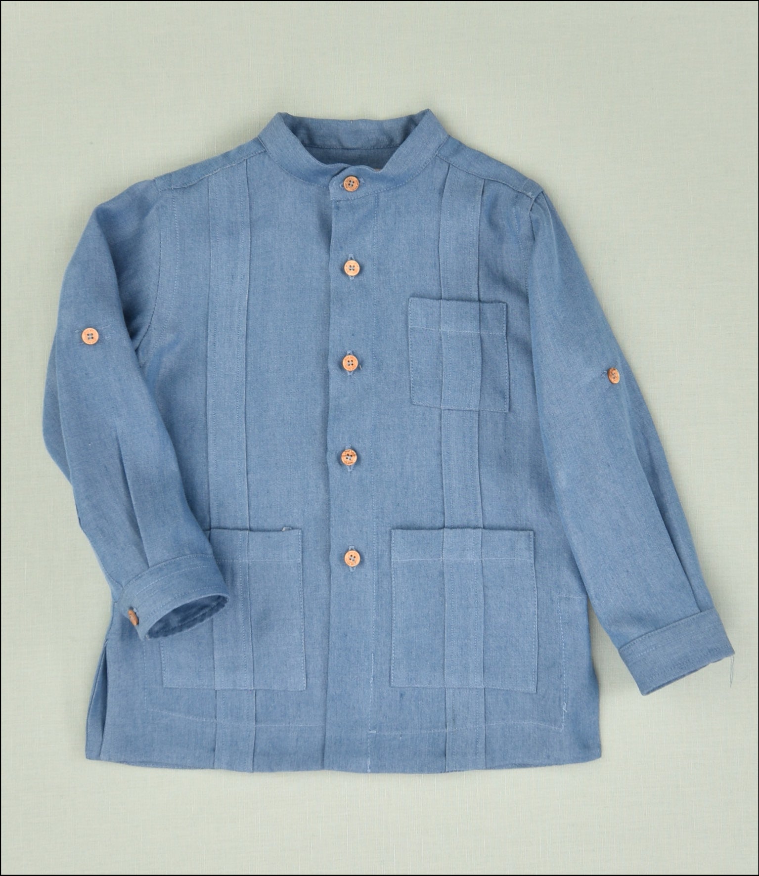 GUAYABERA DENIM NIÑO