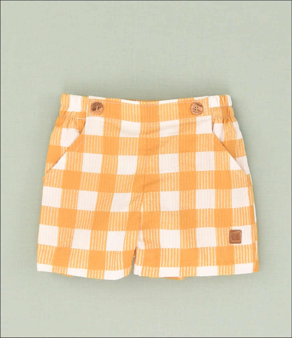 PANTALON CORTO VICHY NIÑO