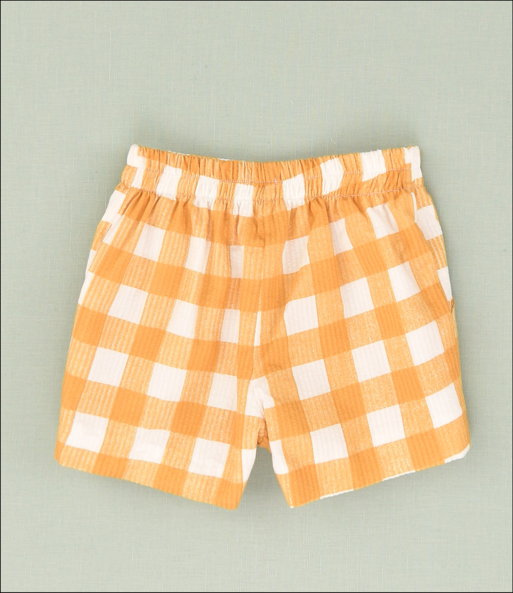 PANTALON CORTO VICHY NIÑO