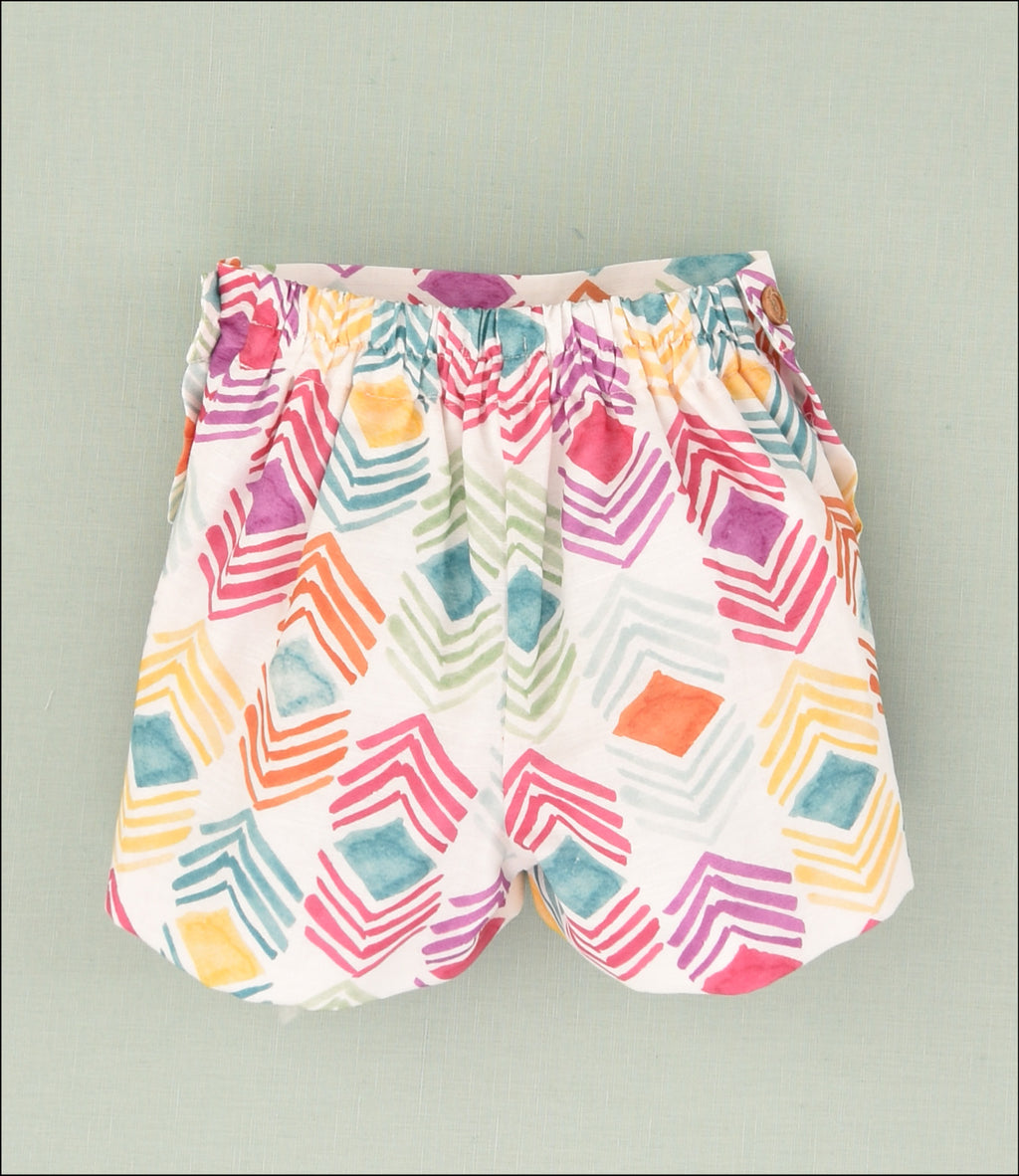 PANTALON CORTO ESTAMPADO NIÑO