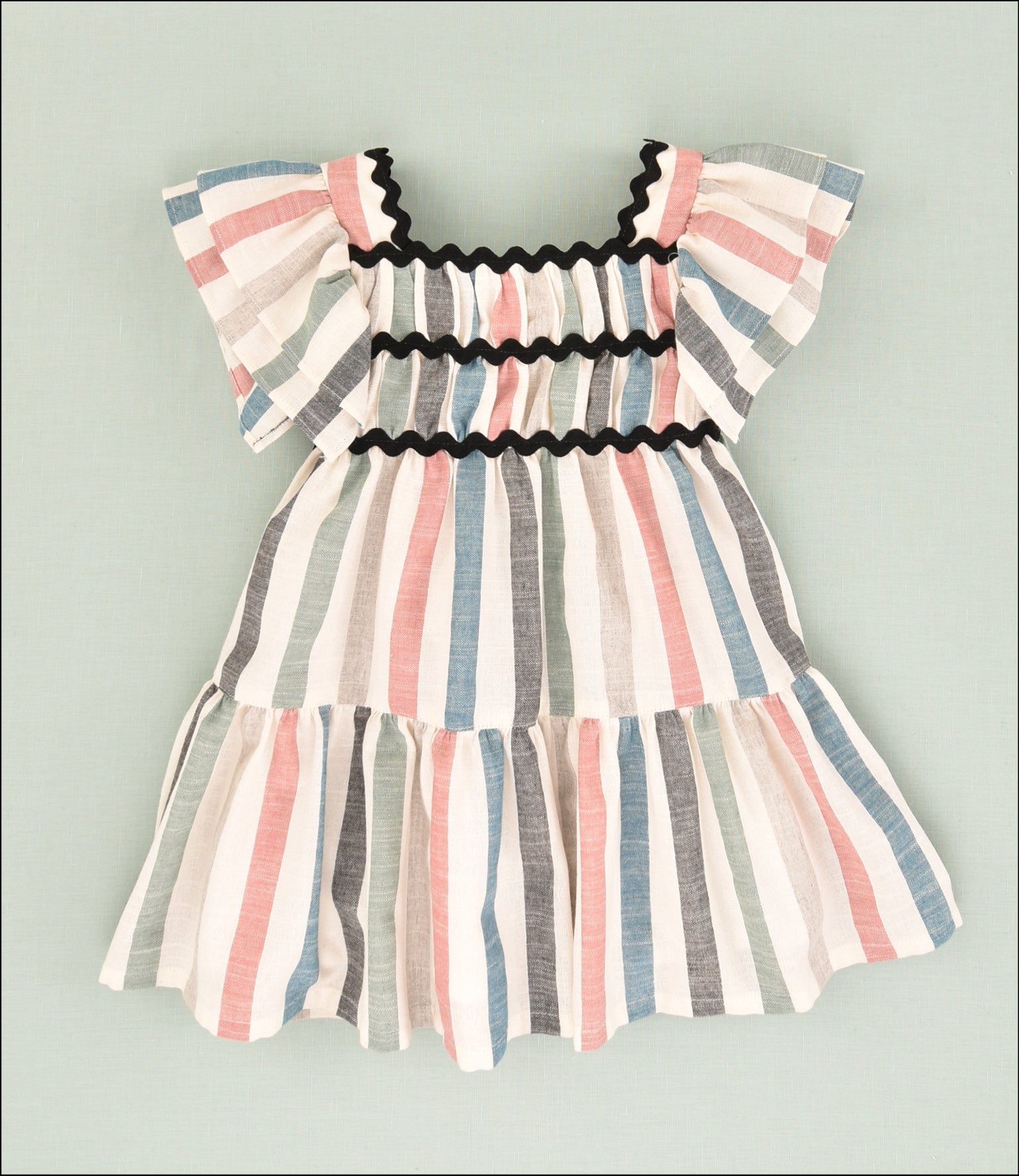 VESTIDO RAYAS NIÑA