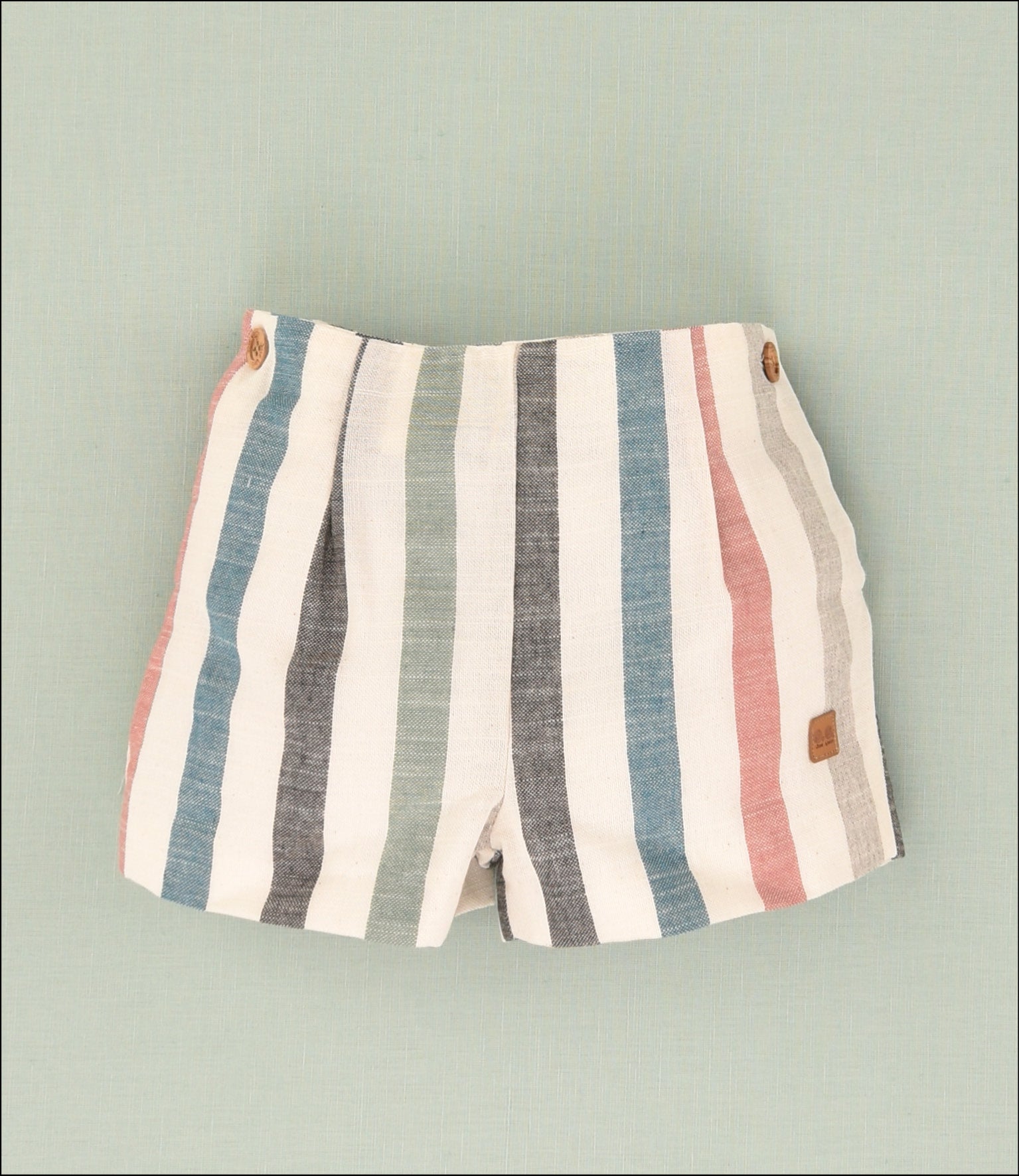 PANTALON CORTO RAYAS NIÑO