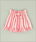 SHORT RAYURES FILLES