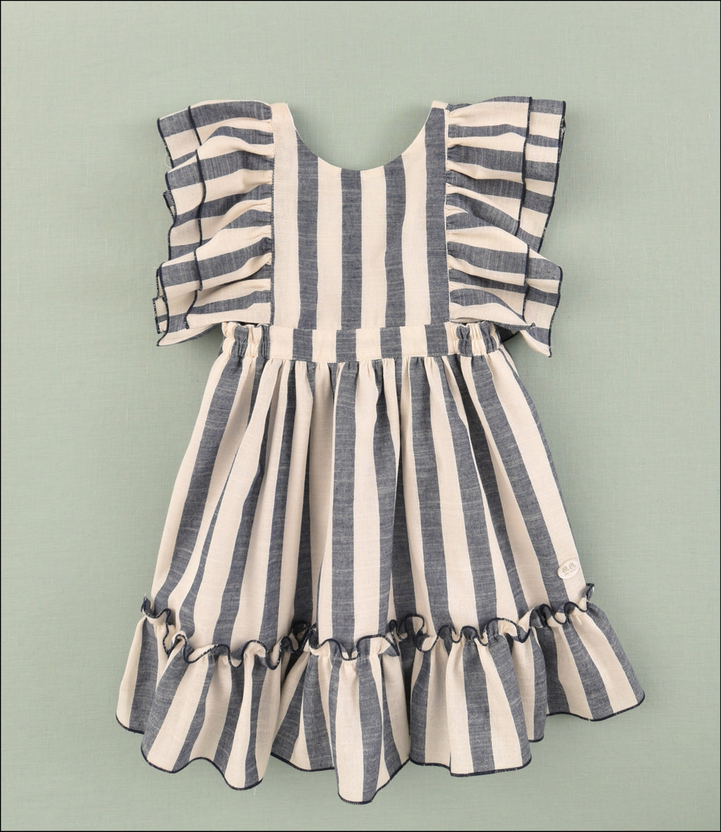 VESTIDO RAYAS NIÑA