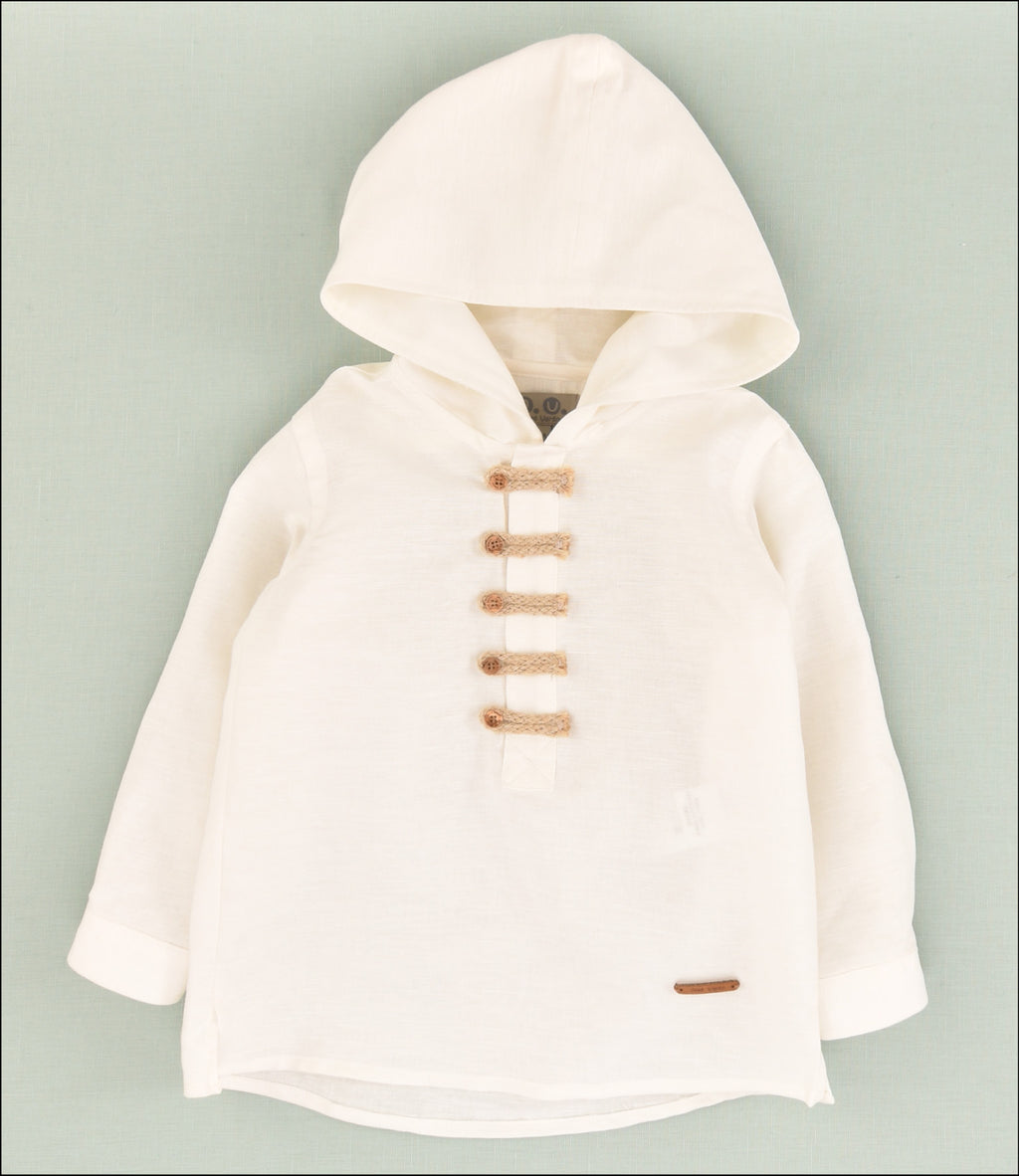 CAMISA LINO CAPUCHA NIÑO