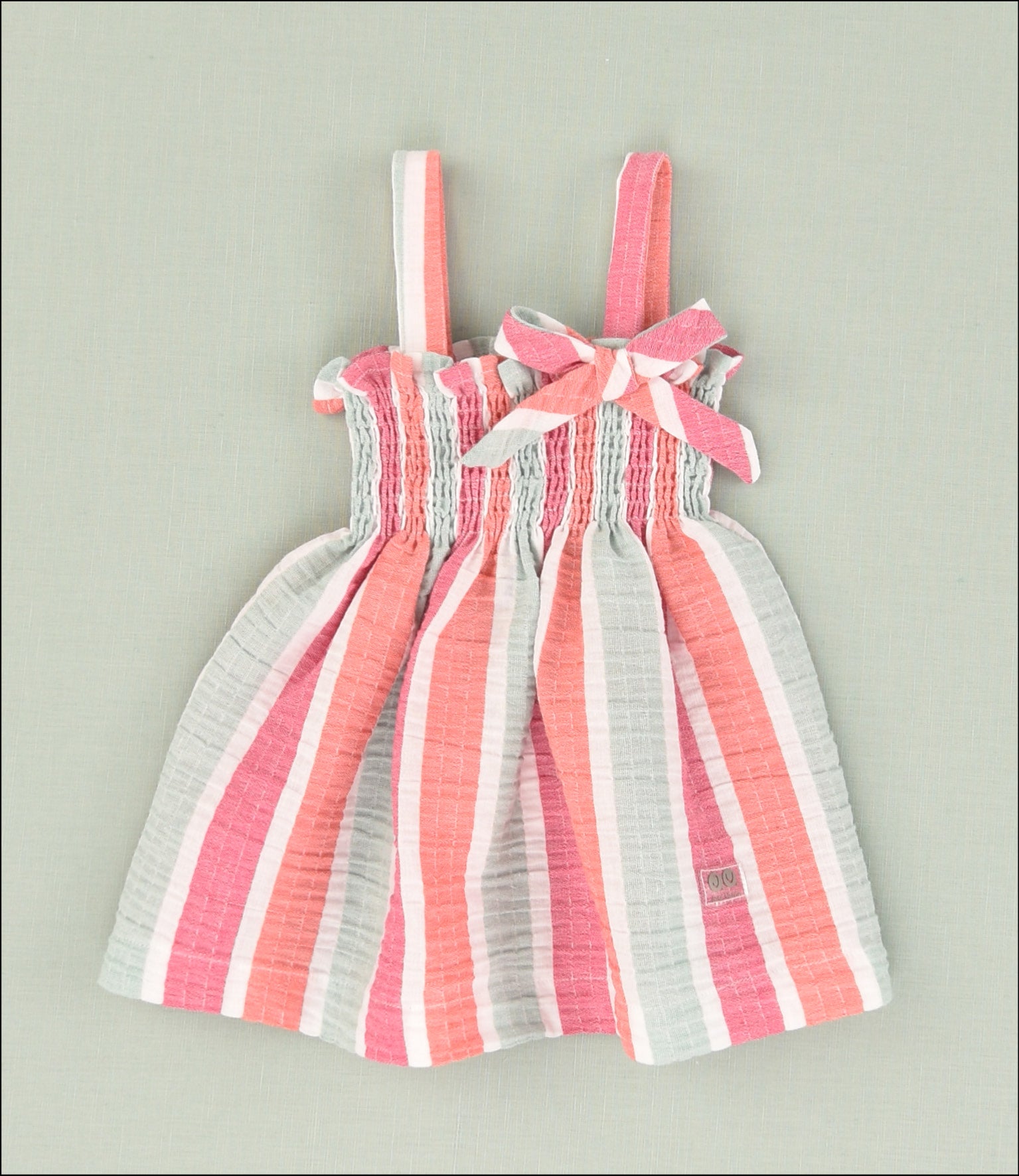 VESTIDO NIÑA RAYAS