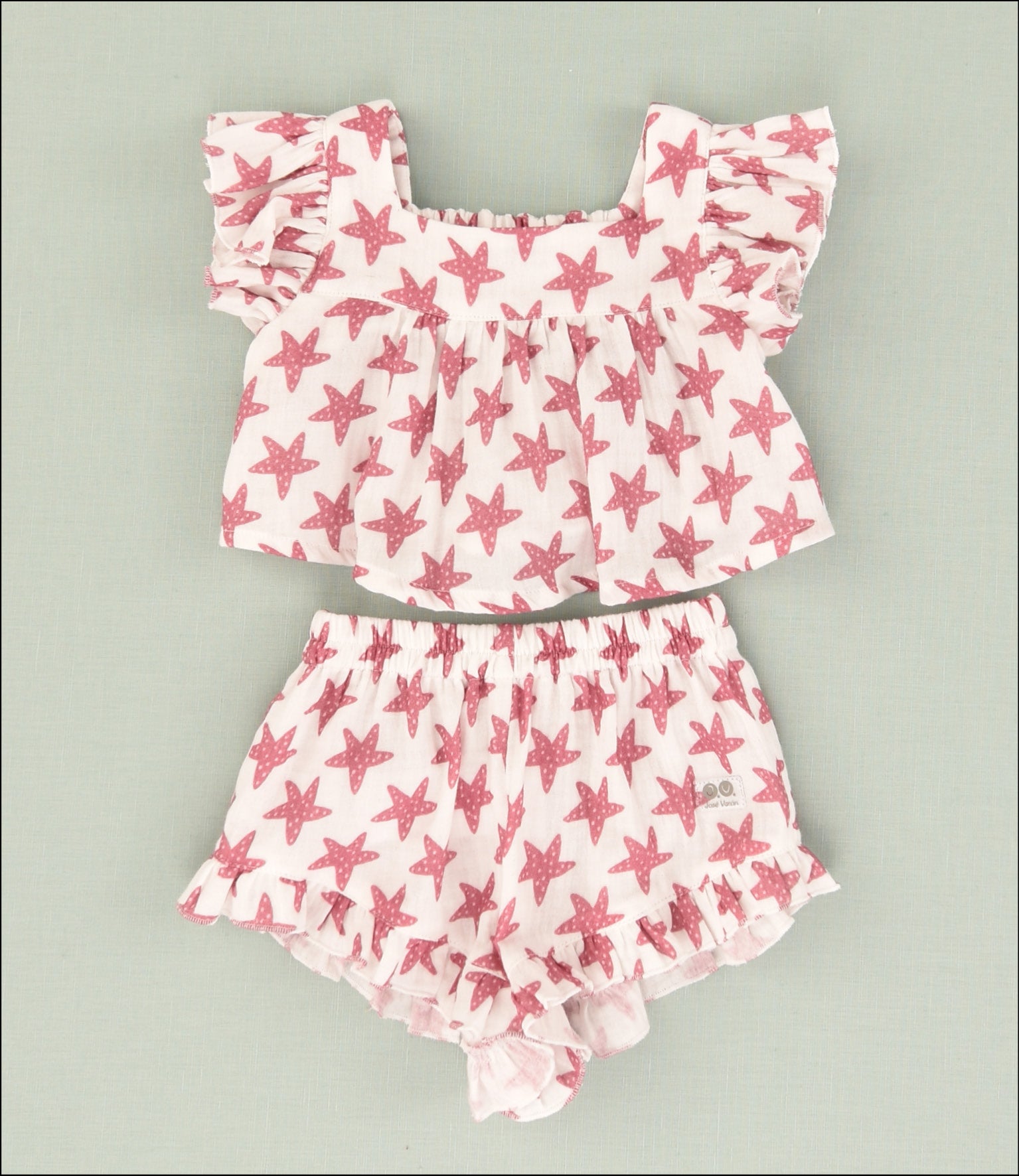 CONJUNTO NIÑA ESTRELLAS MAR 2P