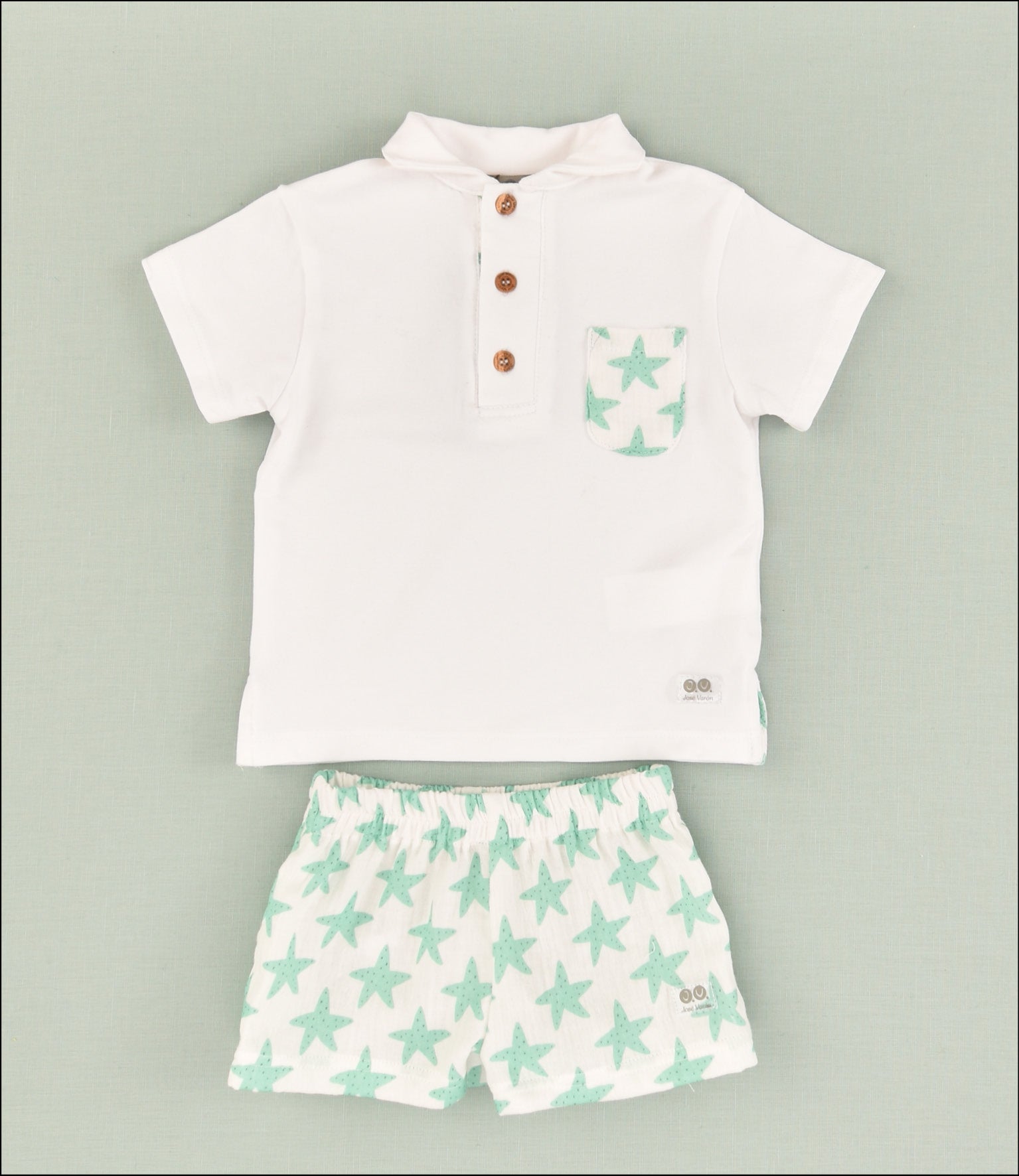 ENSEMBLE ENFANT ÉTOILES DE MER 2P