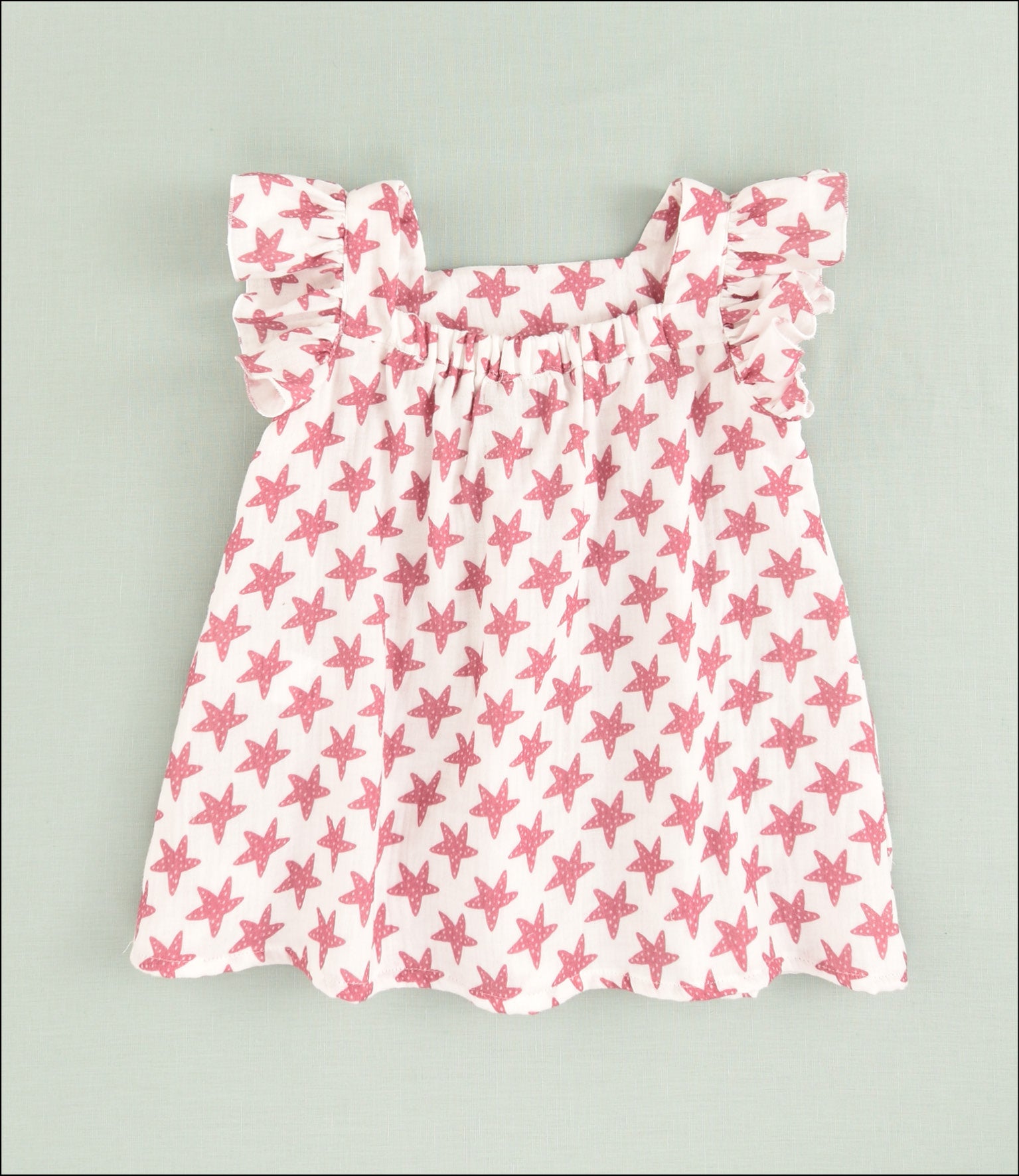 VESTIDO NIÑA ESTRELLAS MARINAS