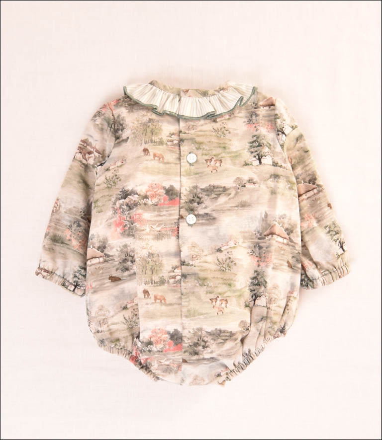 COMBINAISON ESTAMPÉE BÉBÉ