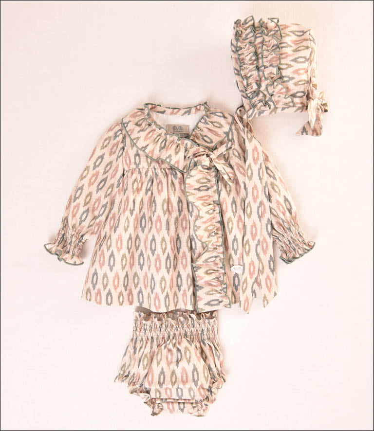 VESTIDO ETNICO BEBE 3P
