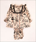 VESTIDO FLOCADO BEBE 2P